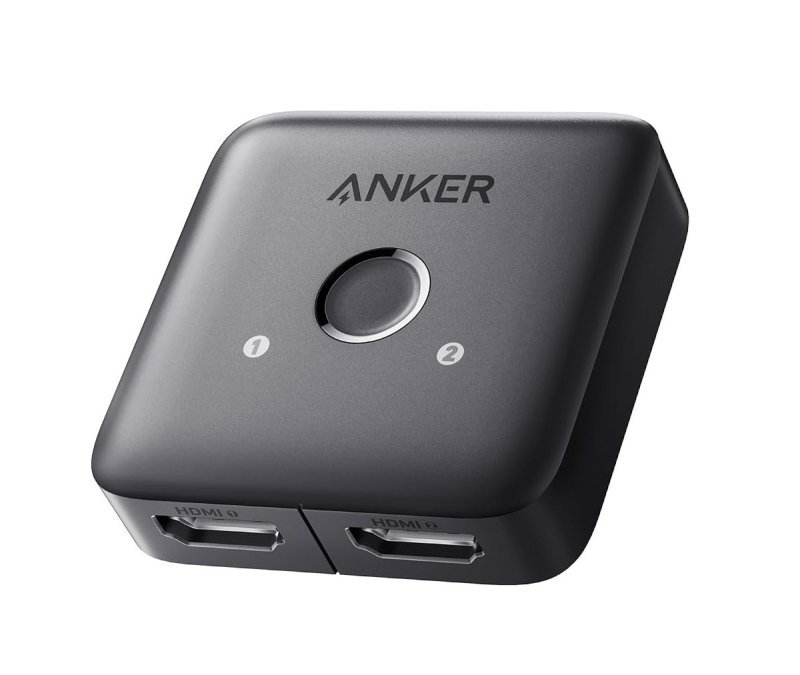 Anker HDMI Switch (2 em 1 Saída, 4K HDMI)