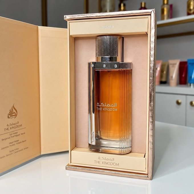 Perfume Árabe The Kingdom Lattafa 100ml + Frete Grátis