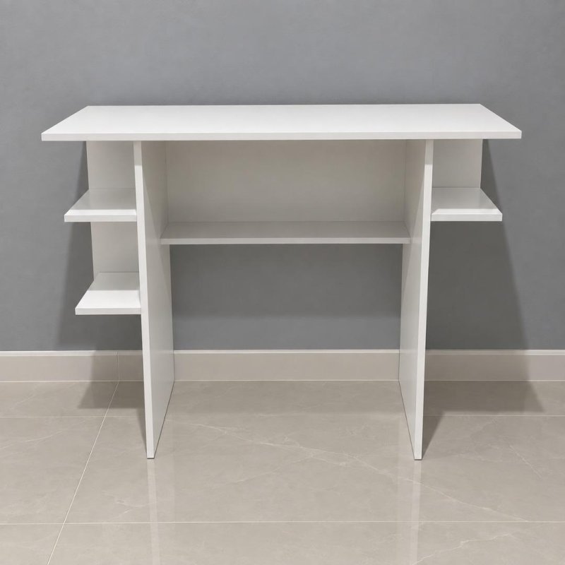 Mesa Para Computador Com Nichos + Frete Grátis