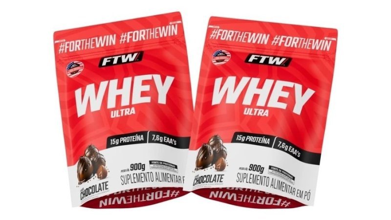 Kit 2x Whey Ultra Protein Refil 900g Ftw