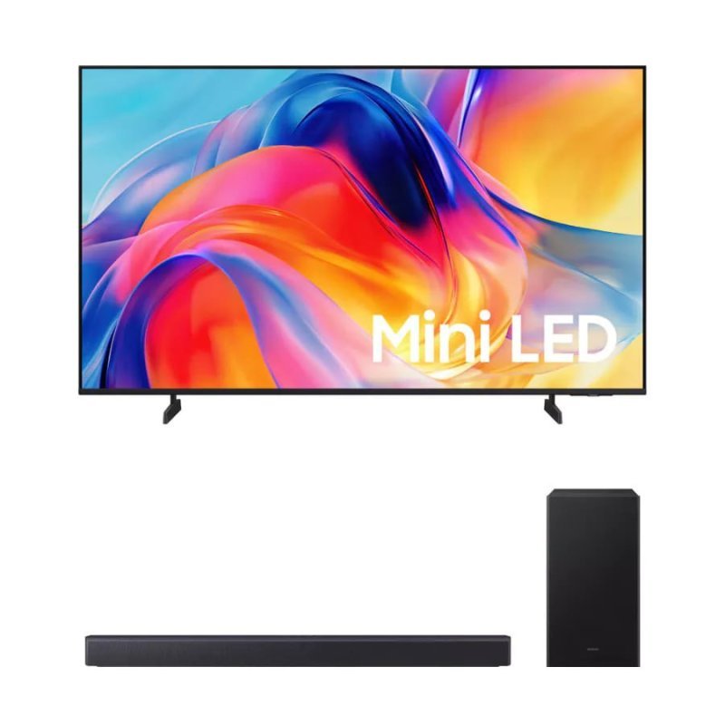 Samsung Smart TV 55" MiniLED 4K M75H + Soundbar Samsung B-Series HW-B450F