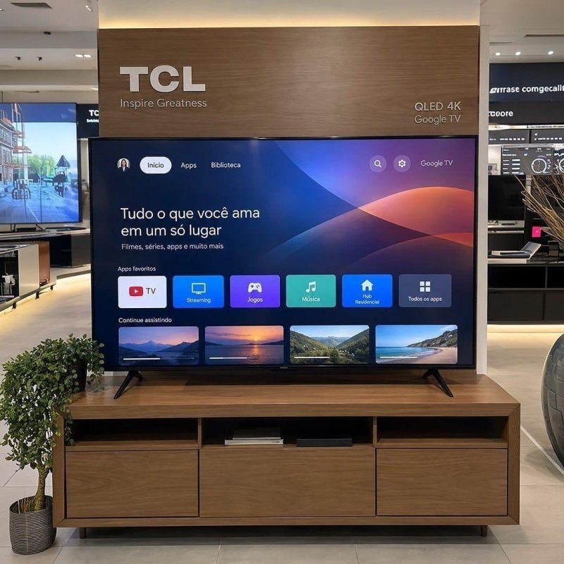 Smart TV TCL 65 Polegadas QLED 4K P7L