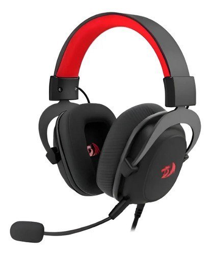 Headset Gamer Redragon Zeus Lite Preto com Microfone Removível