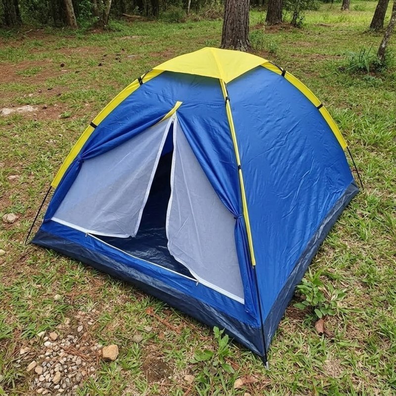 Barraca Iglu Homefy 4 Pessoas 900 g com Mosquiteiro Azul + Frete Grátis