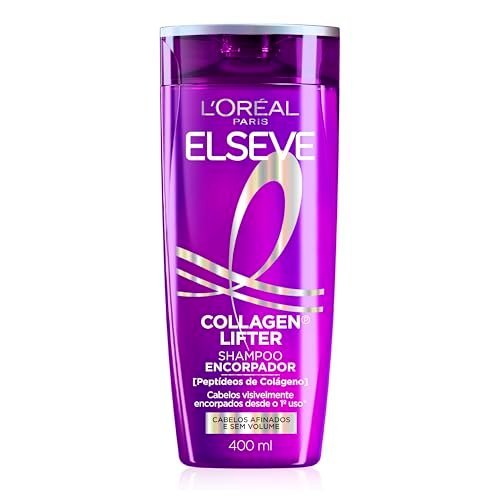 Shampoo para Cabelos Finos Elseve L'Oréal Paris Colágeno Encorpador 400ml