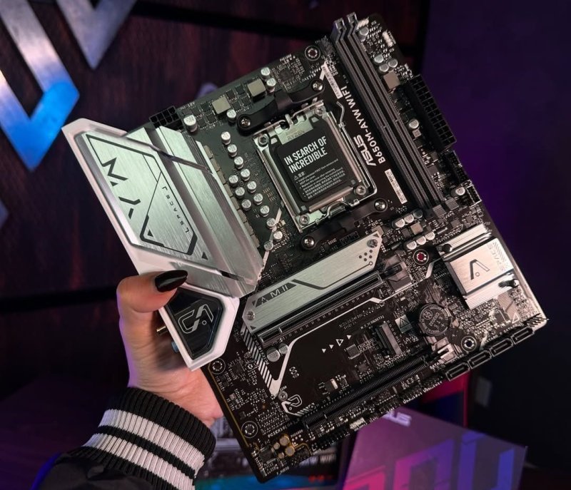 Placa Mãe ASUS B650M-AYW Wi-Fi, AM5, mATX, DDR5, Wi-fi, Bluetooth 90MB1KI0-M0EAY0