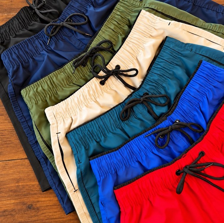 Kit 4 Bermudas Masculina Shorts Praia Tactel Academia Treino