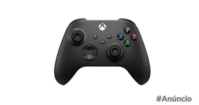 Controle para Xbox Sem Fio Carbon Black ou Pulse Red