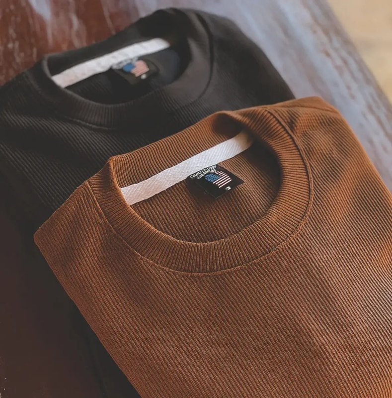 Kit 2 Camisetas Oversized Masculina Texturizado Premium Kit 2 Over - Preto Marrom (P ao GG)