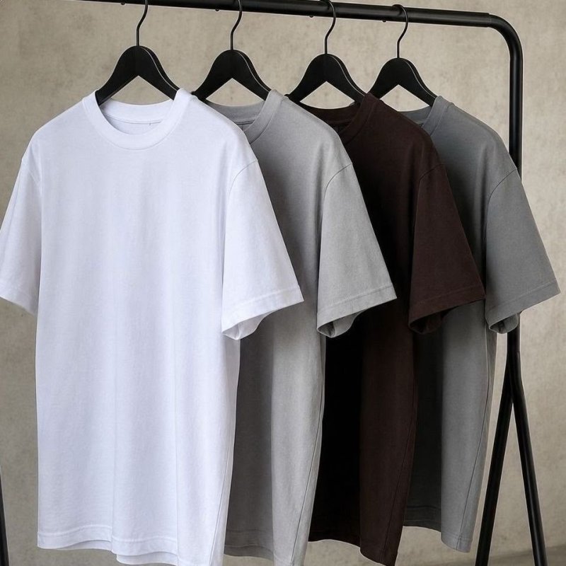 Kit 4 Camisas Camiseta Básica Lisa 100% Algodão Premium 30.1 (P ao GG)
