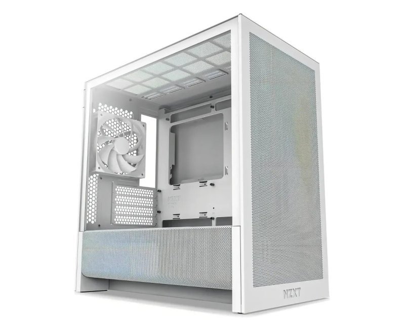 Gabinete NZXT H3 Flow Branco com 1 Fan