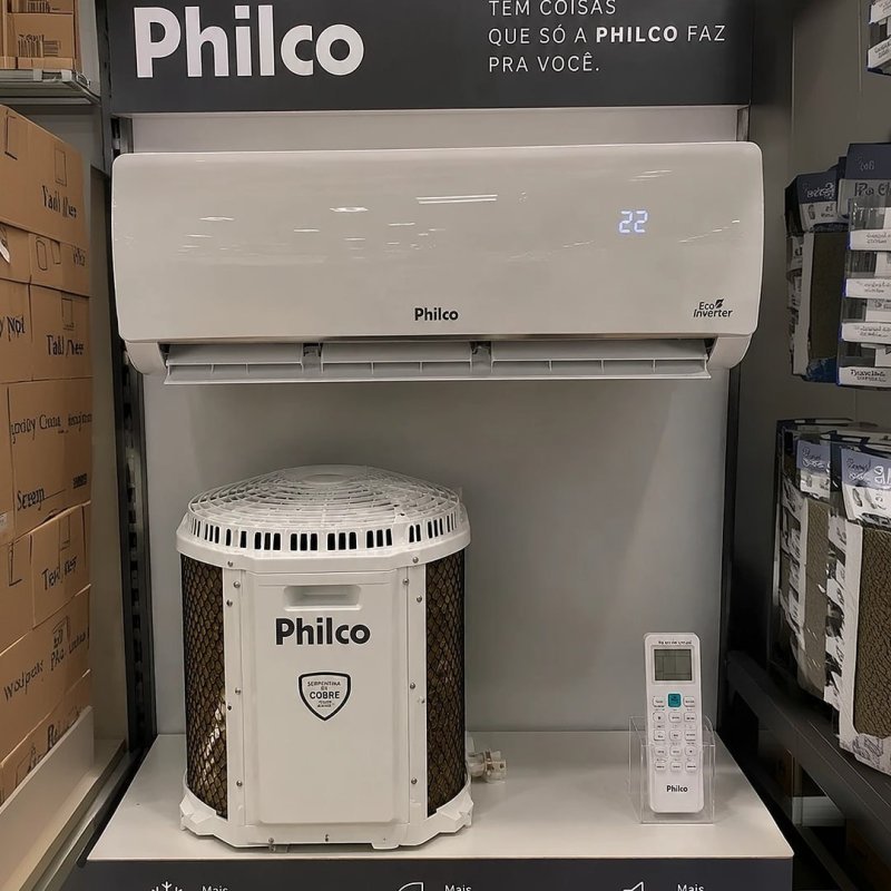 Ar Condicionado Split Hi Wall Eco Inverter Pac9fc Philco 9.000 Btus Frio R-32 + Frete Grátis