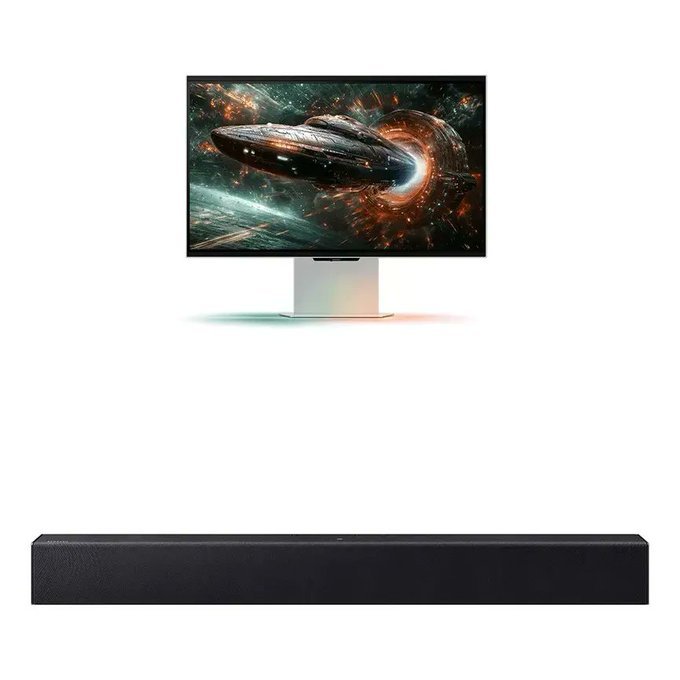 Combo Monitor Samsung Odyssey 4K IPS 3D Sem Óculos 27'' 165hz + Soundbar Hw B400f + Frete Grátis
