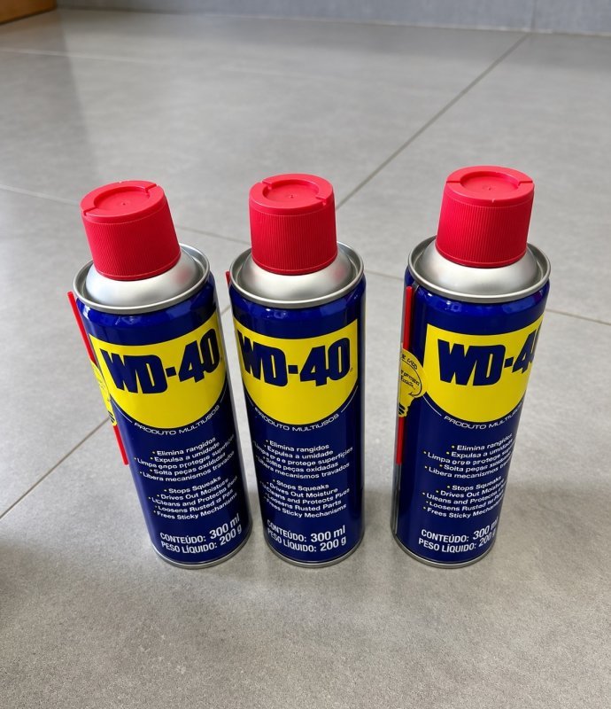 3 Und Wd40 Spray Produto Multiuso Lubrifica Desengripa 300ml