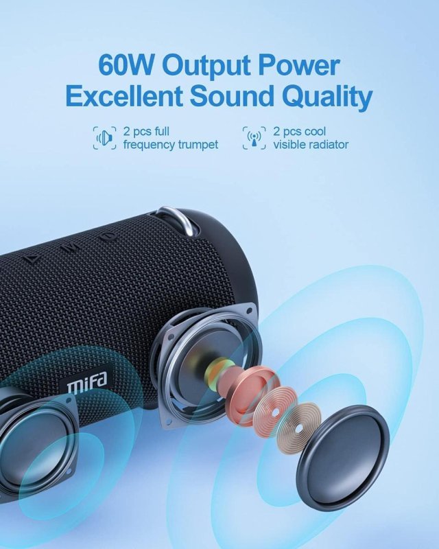 MIFA A90 Caixas de Som Portáteis Bluetooth