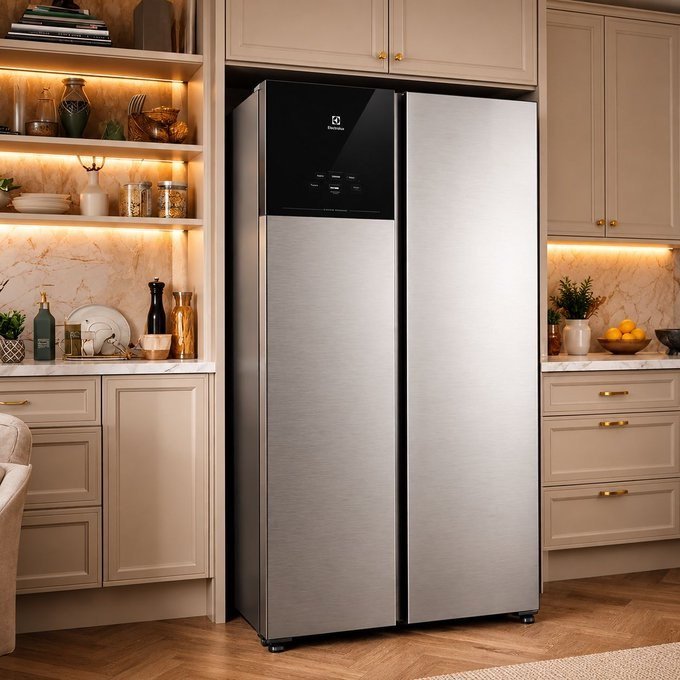 Geladeira Electrolux Frost Free 431l Bivolt Inox (es40s)