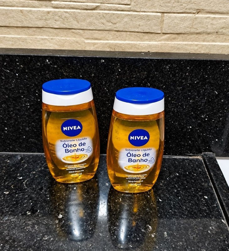 NIVEA KIT Sabonete Líquido Óleo de Banho 200ml - 2 Unidades