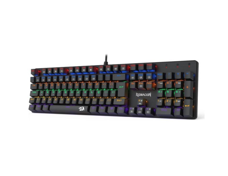Teclado Mecânico Redragon VALHEIM, Switch Brown, K608-R (PT-BROWN)