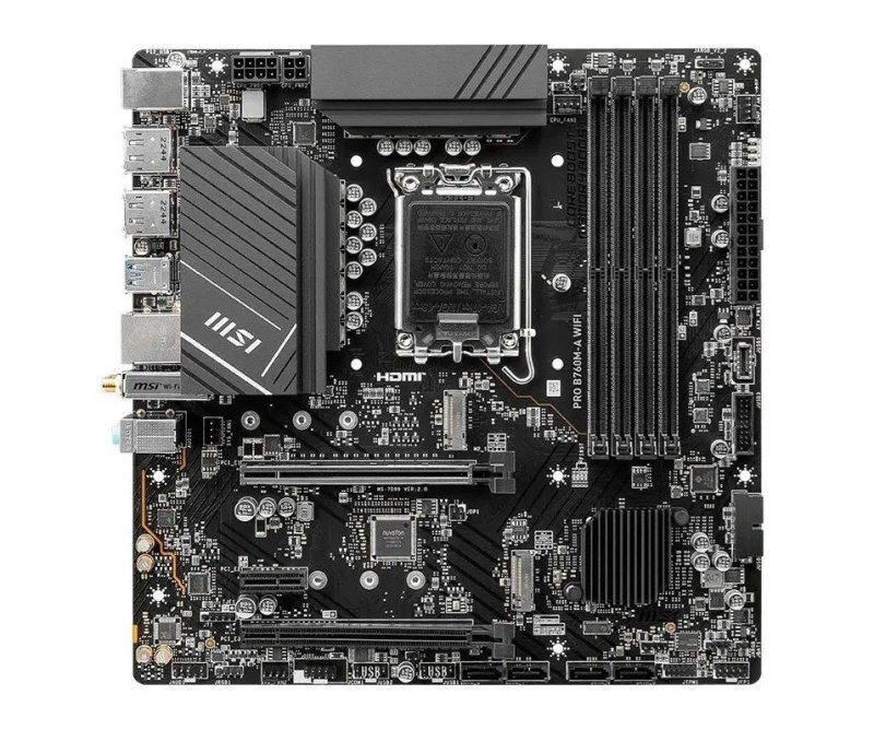 Placa-mãe Msi Pro B760m-a Wifi Lga 1700 Micro-atx Ddr5