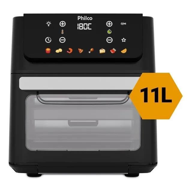 Fritadeira Air Fryer Oven 11 Litros 1800w 8 Funções Philco PAF11B - 127V