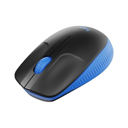 Mouse sem fio Logitech M190 com Design Ambidestro de Tamanho Padrão