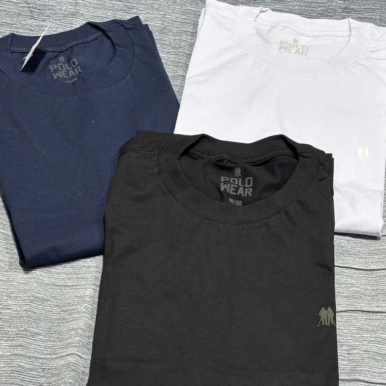 Kit 3 Camisetas Masculinas Polo Wear Sortido (P ao GG)