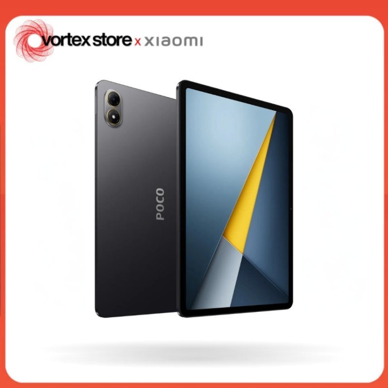 Tablet Xiaomi Poco Pad M1, Bateria 12000 mAh, 12'1 Pol, 256GB/8GB RAM, Versão Global, Processador Snapdragon® 7s Gen 4