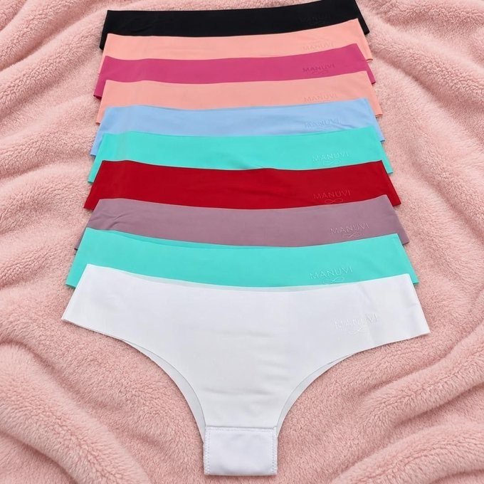Kit com 10 Calcinhas Tanga Corte a Laser + Frete Grátis