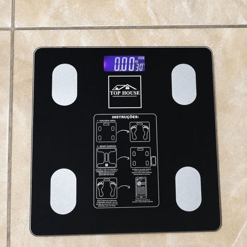 Balança Digital Bioimpedancia Bluetooth Corporal 180kg Cities To Go