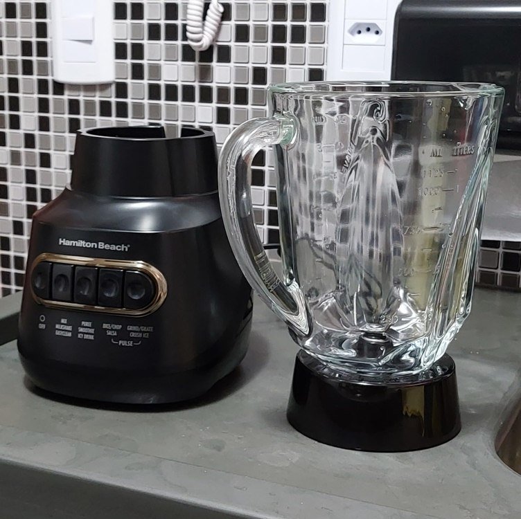 Liquidificador Hamilton Beach Power Elite de Vidro 1.25 L, 800W, para Smoothies e Gelo + Frete Grátis