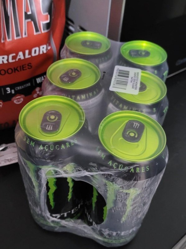 Pack de Monster Energy Zero Açúcar - 6 unidades de 473ml