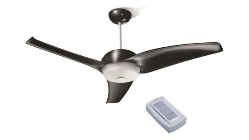 VENTILADOR DE TETO LATINA VT673 CONTROLE REMOTO PRETO 127V
