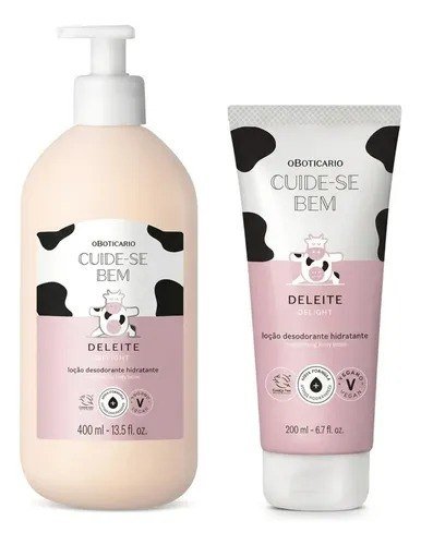 Combo Cuide-se Bem Deleite: Loção 400ml + Loção 200ml