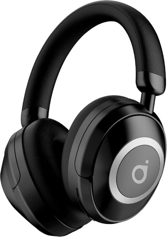 Basike Fone de Ouvido Bluetooth, Redução de Ruído do ANC, BT21 (Preto)