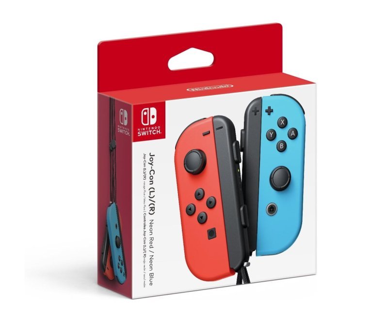 Controles Nintendo Joy-Con Azul Neon e Vermelho Neon