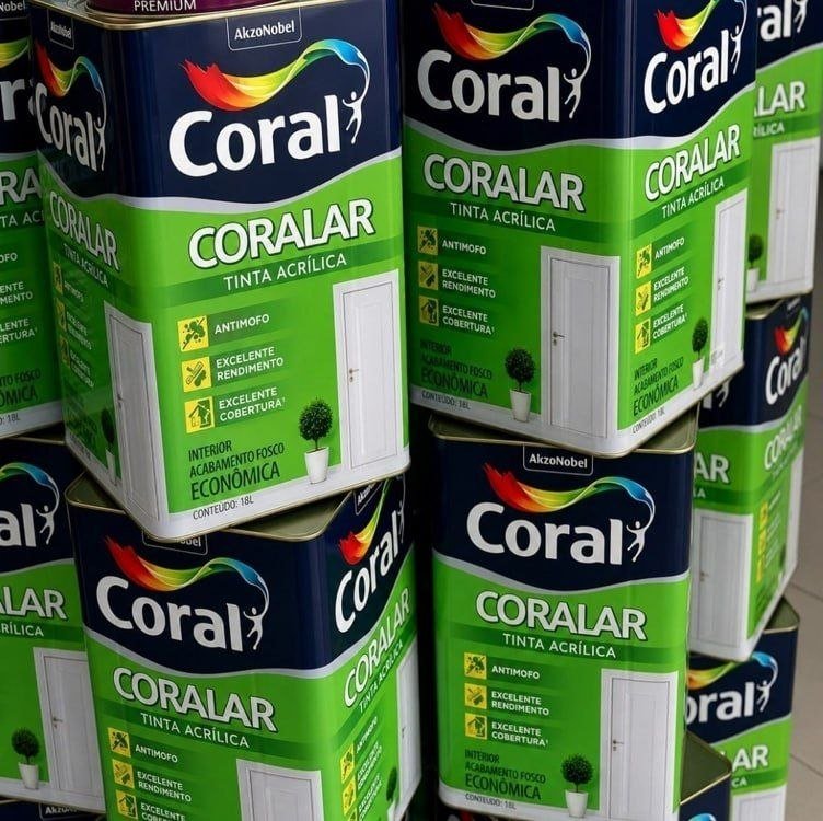 Tinta Coralar Acrílica Anti Mofo Coral