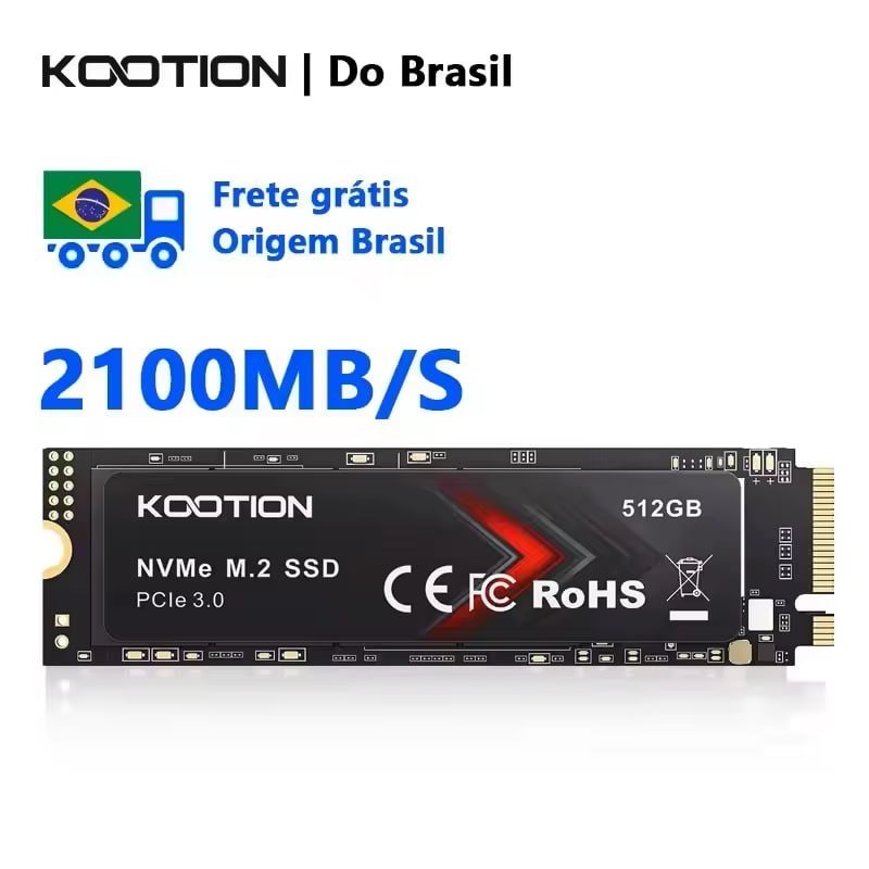 SSD Kootion X15 NVMe M.2 2TB PCIe 3.0 512GB