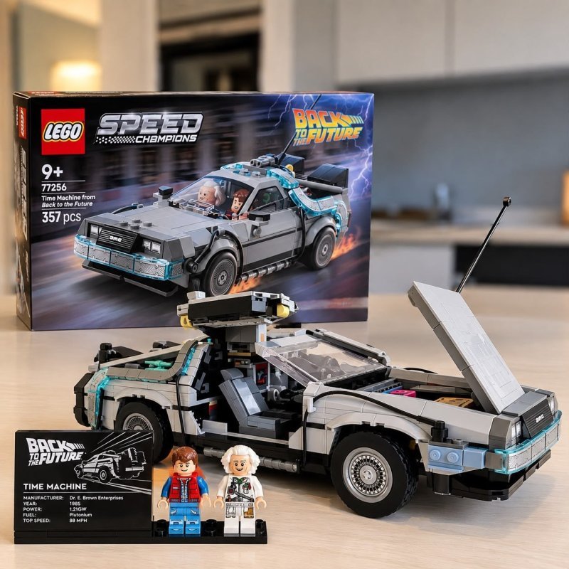 Máquina Do Tempo De Volta Para O Futuro #77256 (357 Peças) LEGO