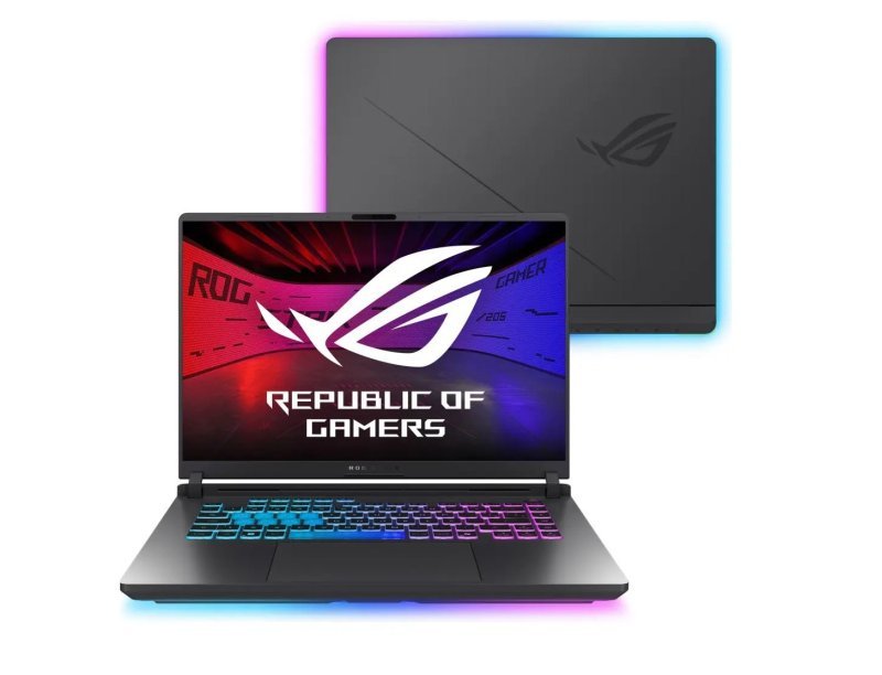 Notebook ASUS ROG Strix G16, NVIDIA GeForce RTX 5060, Intel Core i9 14900HX, 16GB + 512GB, 240Hz, Eclipse Gray