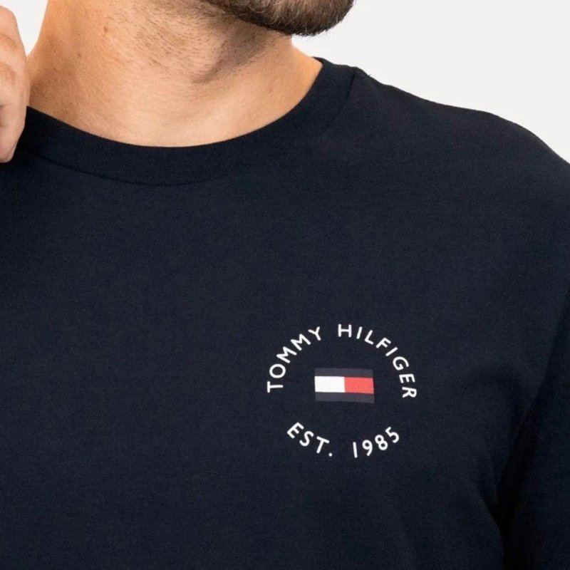 Camiseta Tommy Hilfiger Logo Chest (P ao G3)