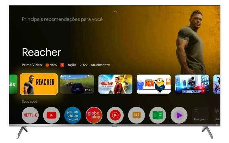 Smart Tv Philco 65 P65cga Qled Mini Led Quantum 4k Uhd Google Tv Wifi Bluetooth 110/220v