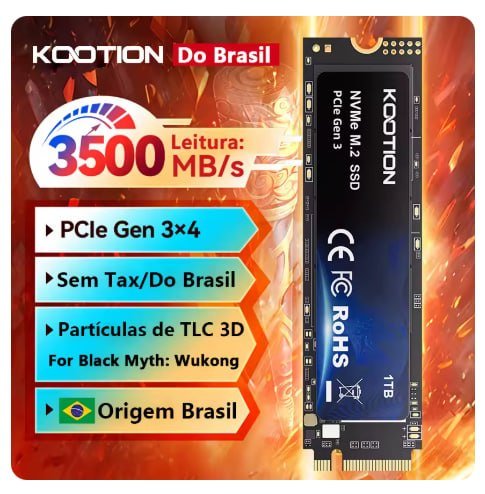 Kootion X15lite Ssd Nvme M2 512GB