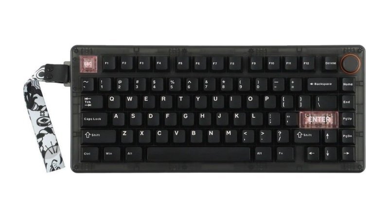 Teclado Mecânico Sem Fio Cidoo Qk75 (Preto)