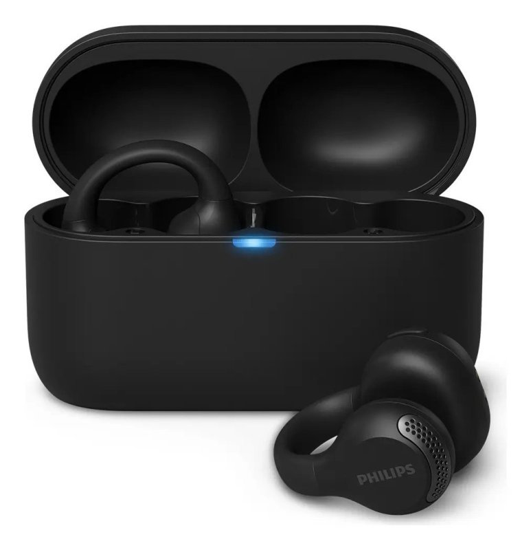 Fone De Ouvido Ear Cuff Sem Fio Philips Bluetooth Preto Taq2000bk