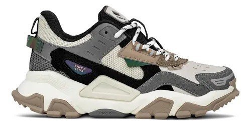 Tênis Qix Trek Original - Masc/fem - Todas As Cores + Nf Bege Grafite 38 Br
