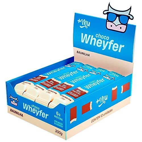 Mu Chocowheyfer Proteico Sabor Baunilha - Display com 12 unidades - 300g