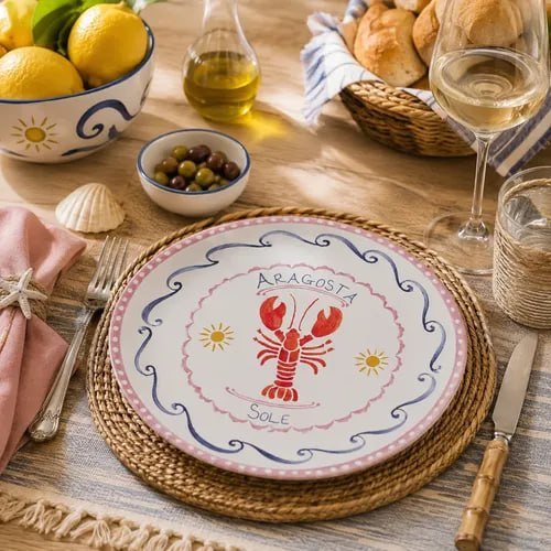 ALLEANZA CONJ. DE 06 PRATOS RASO COUP 29CM DI MARE