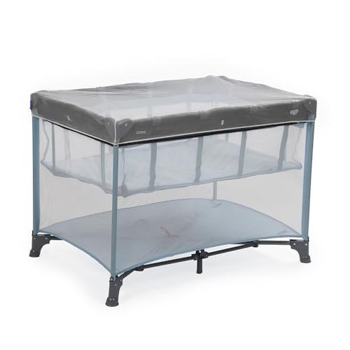 Berço Portátil Cosco Kids, Cozzy, 2 Alturas, 0 a 18 kg, Azul Pastel