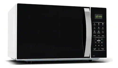 Micro-ondas Britânia BMO38 33 Litros Limpa Fácil 1400W Branco com Preto