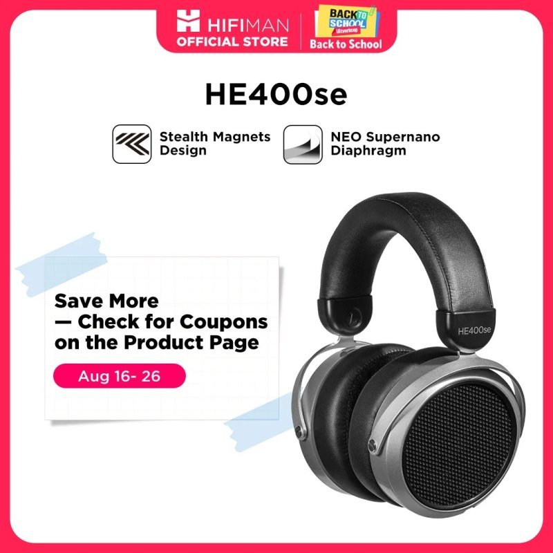 Headphone Fones de Ouvido HIFIMAN HE400se Magnéticos Planos